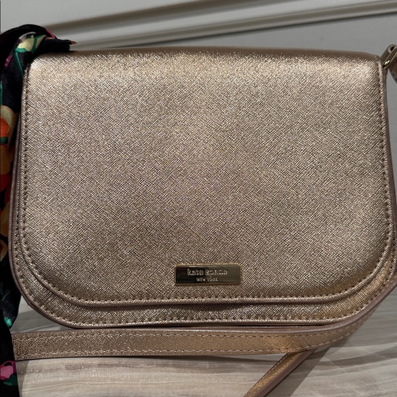 Kate Spade Bag Laurel Way Rose Gold Crossbody - Picture 9 of 17